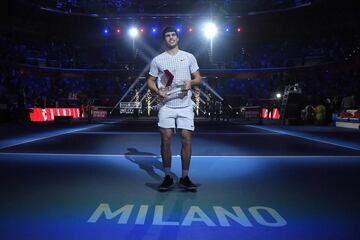 Carlos Alcaraz campeón de la Next Gen ATP Finals.