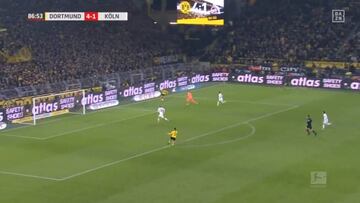 El increíble doblete del nuevo delantero estrella del Dortmund