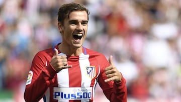 Griezmann celebra un gol.