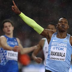 El indestructible Makwala mide al fatigado Van Niekerk en 200