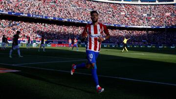 Carrasco, del Atl&eacute;tico, contra Osasuna.