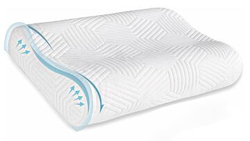 Almohada cervical y viscoelástica en Amazon de la marca Lamb