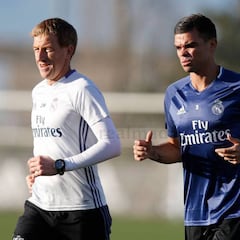 El Real Madrid vuelve a los entrenamientos: Pepe al margen