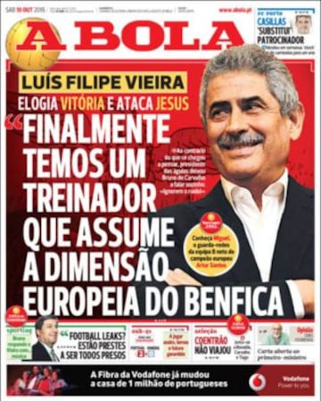 Portadas de la prensa deportiva