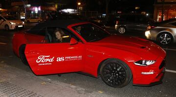 Lola Fernández Ochoa a su llegada a la Gala de Diario AS