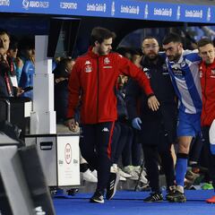 La defensa del Deportivo, entre algodones antes del Mirandés