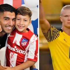 El detallazo de Haaland con el hijo de Luis Suárez