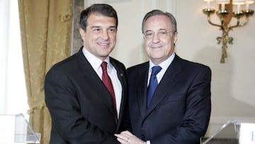 Joan Laporta y Florentino P&eacute;rez, en una imagen de archivo.