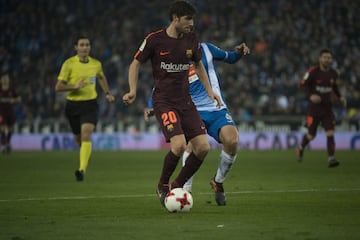 Jugada del penalti de Granero a Sergi Roberto.