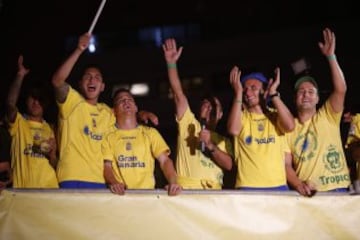 Celebración del ascenso de Las Palmas