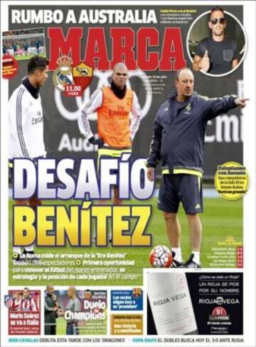 Portadas de la prensa deportiva