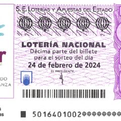 Lotería Nacional: comprobar los resultados del sorteo de hoy, sábado 24 de febrero