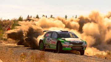 Jorge Martínez debuta con un podio en el Skoda Fabia R5