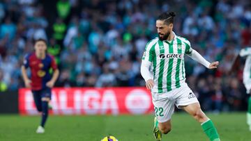 Isco durante el partido contra el Barcelona en LaLiga EA Sports.