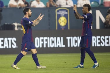 Neymar reveals how Messi put him at ease at Barcelona