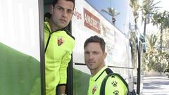 Dorca y Albacar, jugadores del Elche