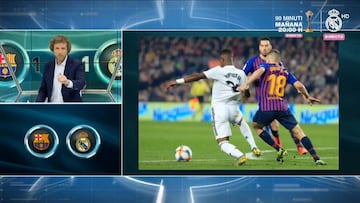 Real Madrid TV bromea sobre el posible penal de Alba a Vinicius