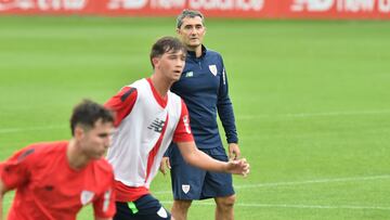 06/07/2022  ENTRENAMIENTO ATHLETIC DE BILBAO ERNESTO VALVERDE