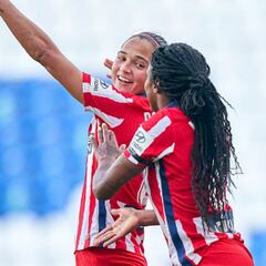 El Atlético, con una clara dependencia de Ludmila-Deyna