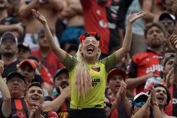 Gran ambiente en la final de la Copa Sudamericana. 