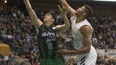 09/03/19 BALONCESTO PARTIDO ACB ENDESA 
 DIVINA JOVENTUT - REAL MADRID 
 Marko Todorovic
 Tavares
 