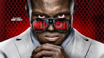 Cartel promocional del WWE Hell in a Cell 2021.