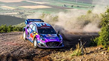 Sébastien Loeb durante el Rally Acrópolis en Grecia.