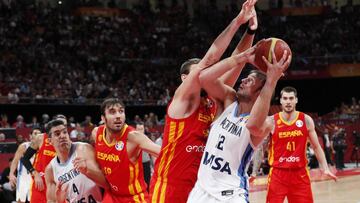 Marcos Delia y su rendimiento durante la Final del Mundial de Baloncesto