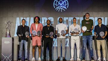 El mejor quinteto y el mejor joven del torneo, Bortolani (Treviso)