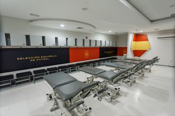La sala de fisioterapia perfectamente personalizada.