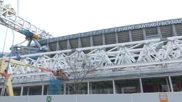 Work continues on new Santiago Bernabéu stadium