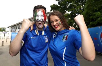 Las mejores imágenes de los aficionados desplazados a la Copa Mundial Femenina de Fútbol celebrada en Francia para animar a sus respectivas selecciones.

