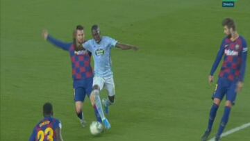 Iturralde: "No hubo falta de Messi a Pape antes del 1-1 del Celta"