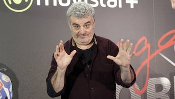 El humorista Mill&aacute;n Salcedo durante la premier del documental &quot; Lorenzo Guerrero &quot; en Madrid.
 