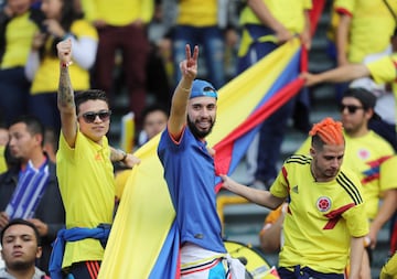 Colombia vence a Panamá en el estadio El Campín en amistoso de preparación para la Copa América de Brasil.