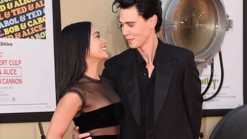 Vanessa Hudgens y Austin Butler en la premiere de "Once Upon a Time ... in Hollywood" en Los Angeles, California. Julio 22, 2019.