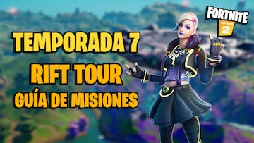 Desafíos Rift Tour de Fortnite; cómo completar todas los misiones y recompensas