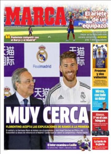 Portadas de la prensa deportiva