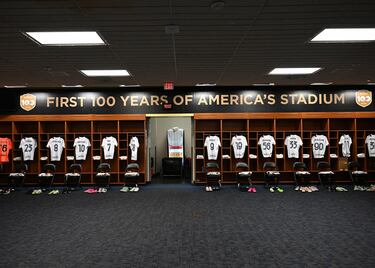 El vestuario del conjunto italiano lucía impecable.
