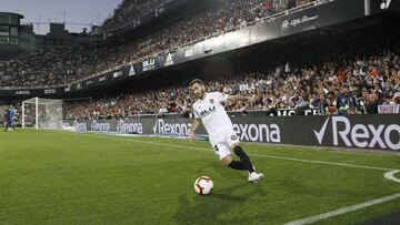 Gay&agrave;, en Mestalla. 
 
 