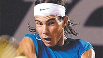 <b>FUERTE. </b>Rafael Nadal ha impuesto su garra en su gira americana.