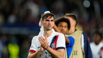 Fabián, tras la victoria en Champions League contra el Barcelona.