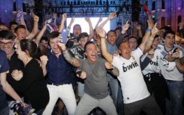 Las celebraciones del campeón