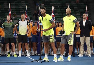 Juan Sebastián Cabal y Robert Farah ante Oliver Marach y Mate Pavic