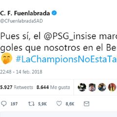 Aulas y el Fuenlabrada trolean a Al-Khelaifi y al PSG