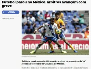 El fútbol se detuvo en México: árbitros proceder con la huelga