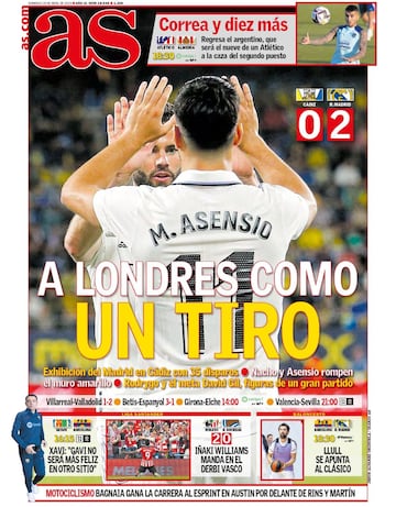 Las portadas de AS de abril