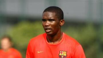 <b>COMPROMISO. </b>Samuel Etoo decidido a poner al mismo nivel que el resto de sus compañeros