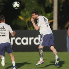 Argentina levanta expectación en su última práctica