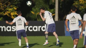 Argentina levanta expectación en su última práctica